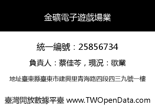 金礦電子遊戲場業