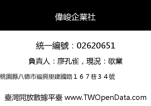 偉峻企業社