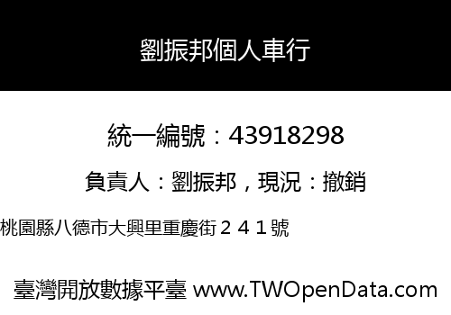 劉振邦個人車行