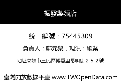 振發製麵店