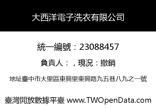 大西洋電子洗衣有限公司