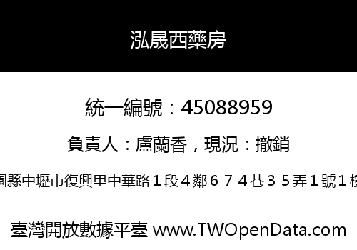 泓晟西藥房