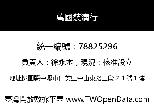 萬國裝潢行