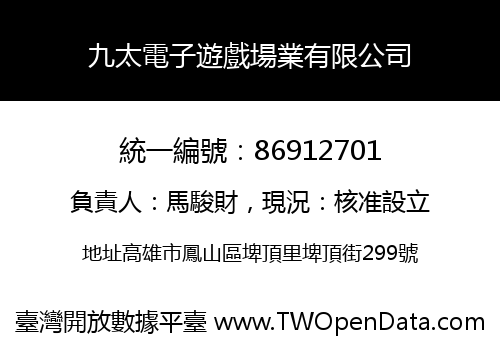 九太電子遊戲場業有限公司