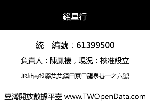 銘星行