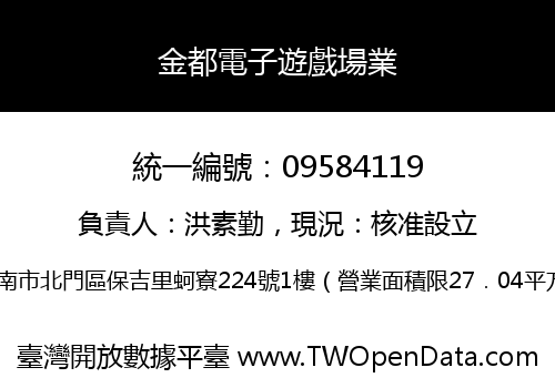 金都電子遊戲場業