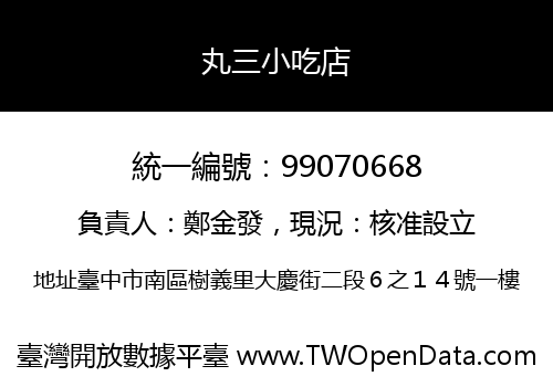 丸三小吃店