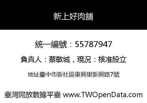 新上好肉舖
