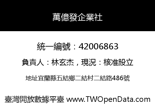 萬億發企業社