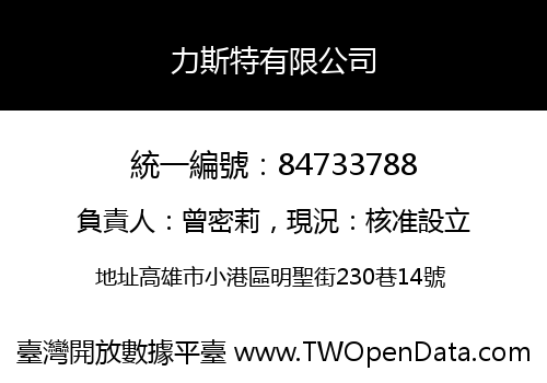 力斯特有限公司