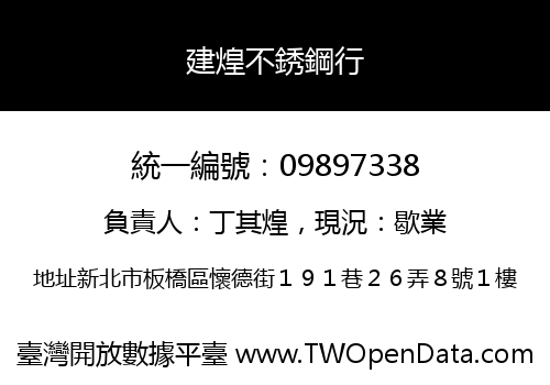 建煌不銹鋼行