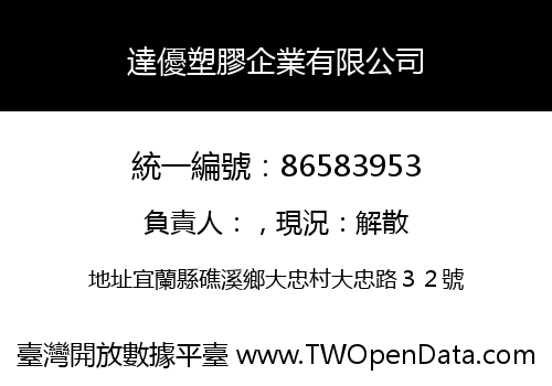 達優塑膠企業有限公司