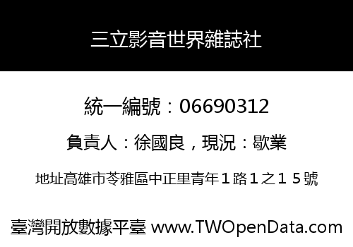 三立影音世界雜誌社