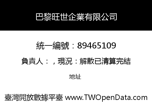 巴黎旺世企業有限公司