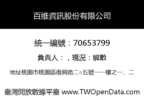 百維資訊股份有限公司