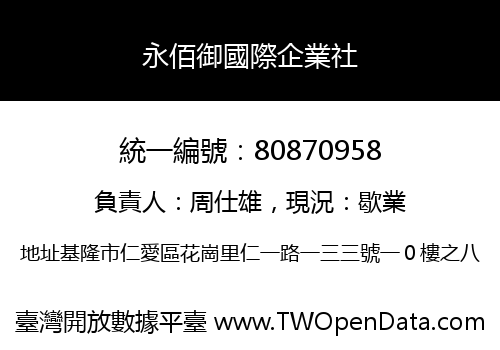 永佰御國際企業社