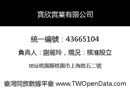 寶欣實業有限公司