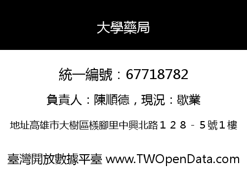大學藥局