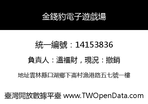 金錢豹電子遊戲場