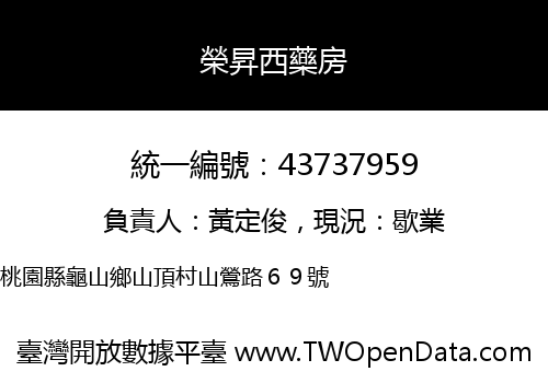 榮昇西藥房