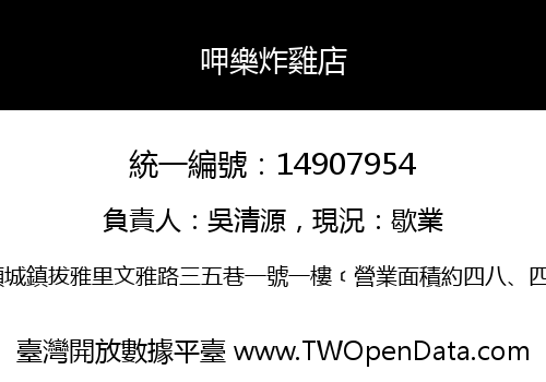 呷樂炸雞店
