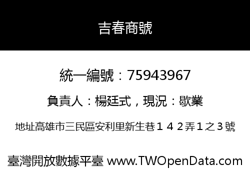 吉春商號