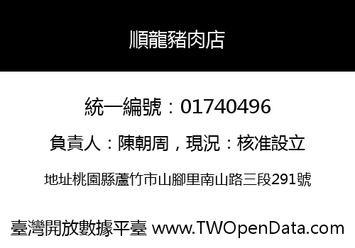 順龍豬肉店