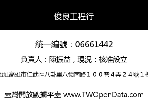 俊良工程行