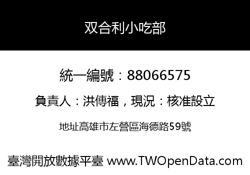 双合利小吃部