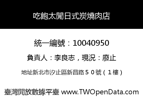 吃飽太閒日式炭燒肉店