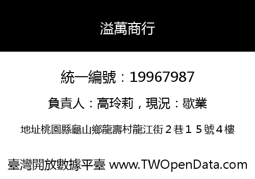 溢萬商行
