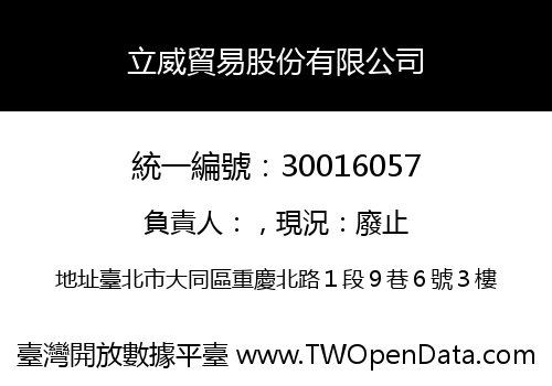 立威貿易股份有限公司