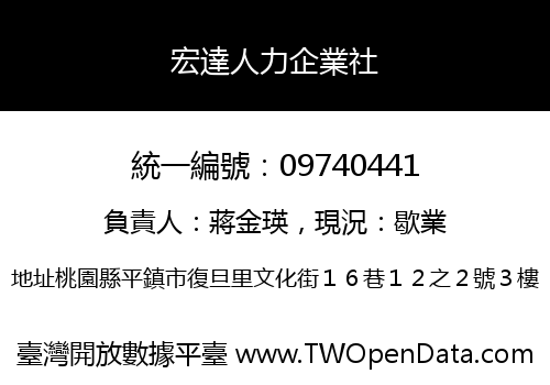 宏達人力企業社