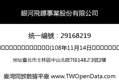 銀河飛鏢事業股份有限公司