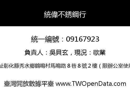 統偉不銹鋼行