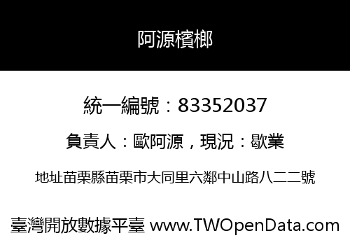 阿源檳榔