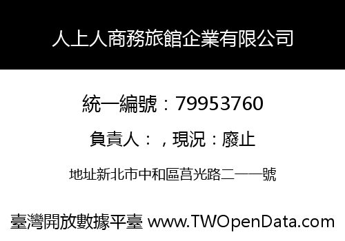 人上人商務旅館企業有限公司