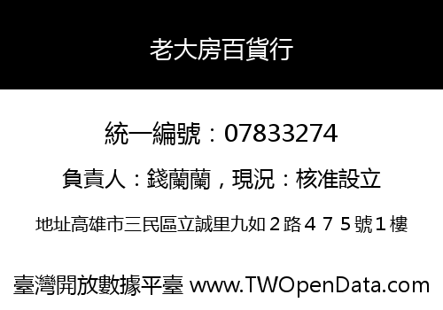 老大房百貨行