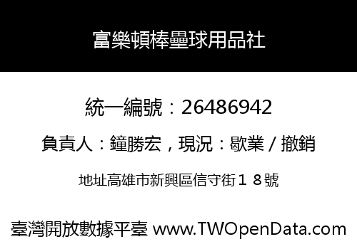 富樂頓棒壘球用品社
