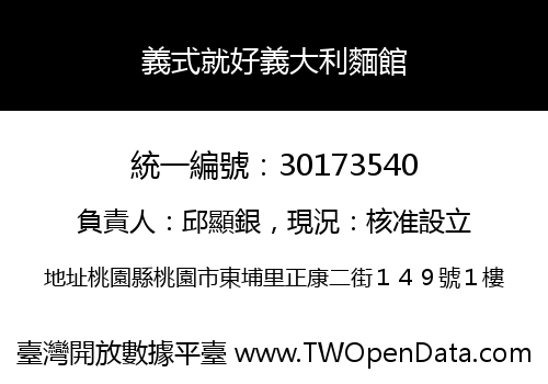 義式就好義大利麵館
