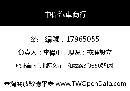 中偉汽車商行