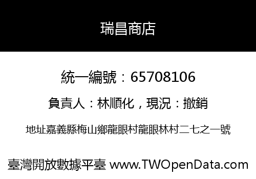 瑞昌商店