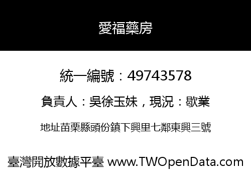 愛福藥房