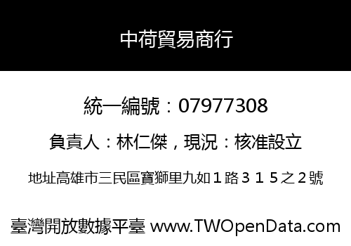 中荷貿易商行