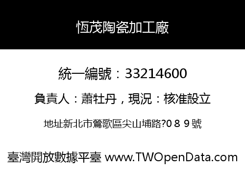 恆茂陶瓷加工廠