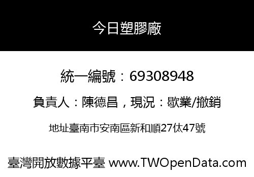 今日塑膠廠