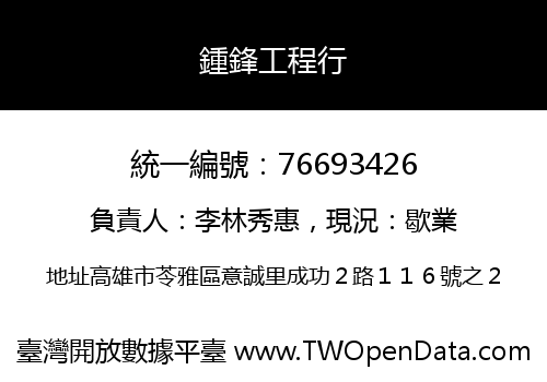 鍾鋒工程行
