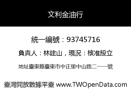 文利金油行