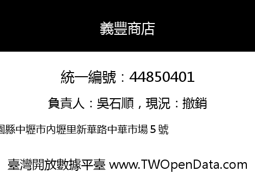 義豐商店