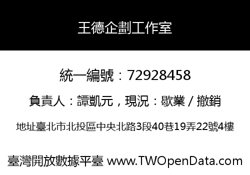 王德企劃工作室
